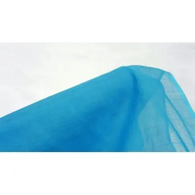 Turquoise Blue Cheesecloth Fabric- 100% Cotton